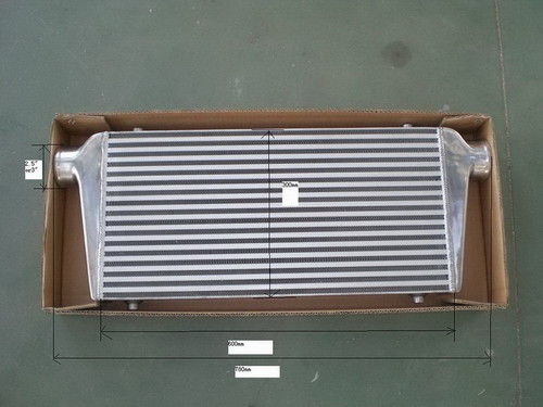टांकना एल्यूमिनियम finned ट्यूब हीट एक्सचेंजर ऑटोमोबाइल Intercooler