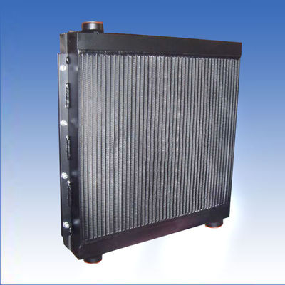 Brazed एल्यूमिनियम प्लेट फिन हीट एक्सचेंजर टांकना जल फैन के साथ कूलर