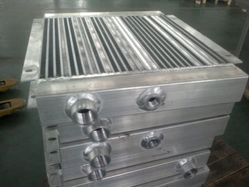 एल्यूमिनियम brazed प्लेट और फिन हीट एक्सचेंजर, स्क्रू कंप्रेसर तेल एयर कूलर