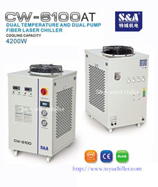 500W लेजर फाइबर CW-6100AT के लिए औद्योगिक पानी चिलर